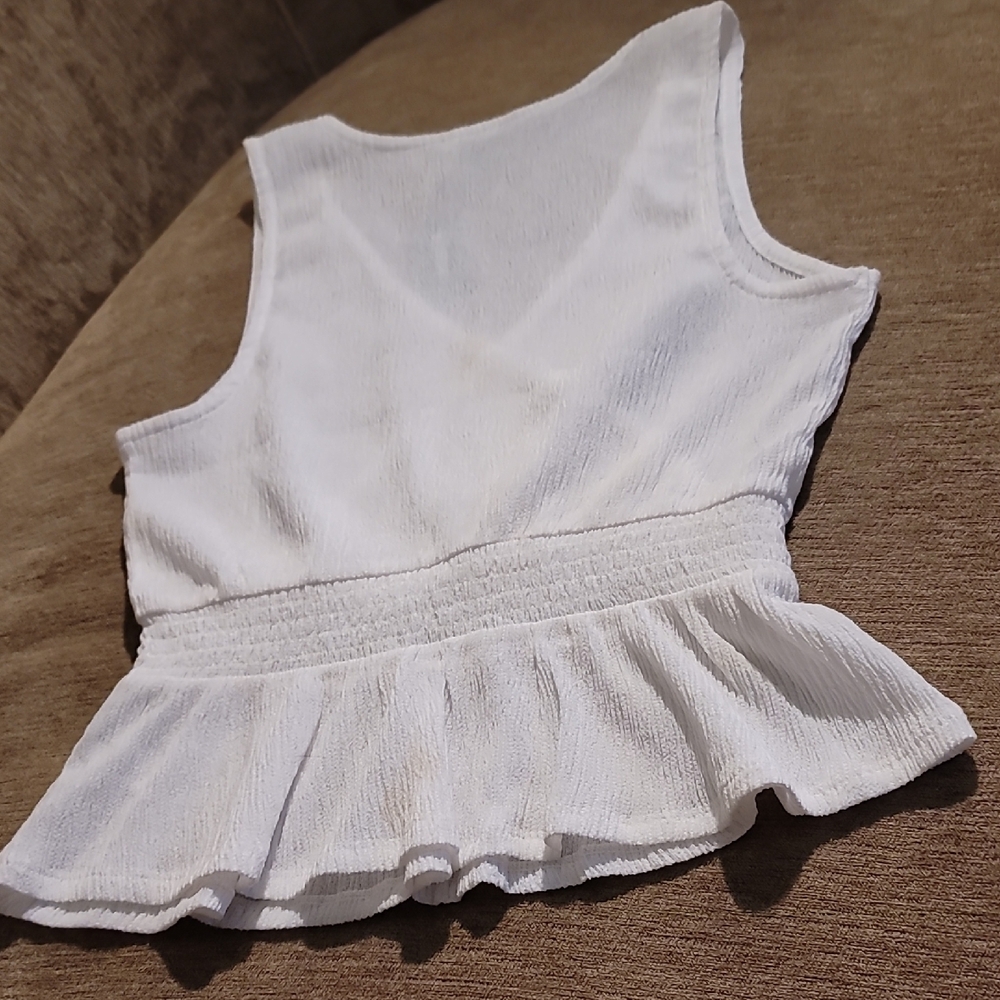 Express White Wrap Top - Picture 9 of 13